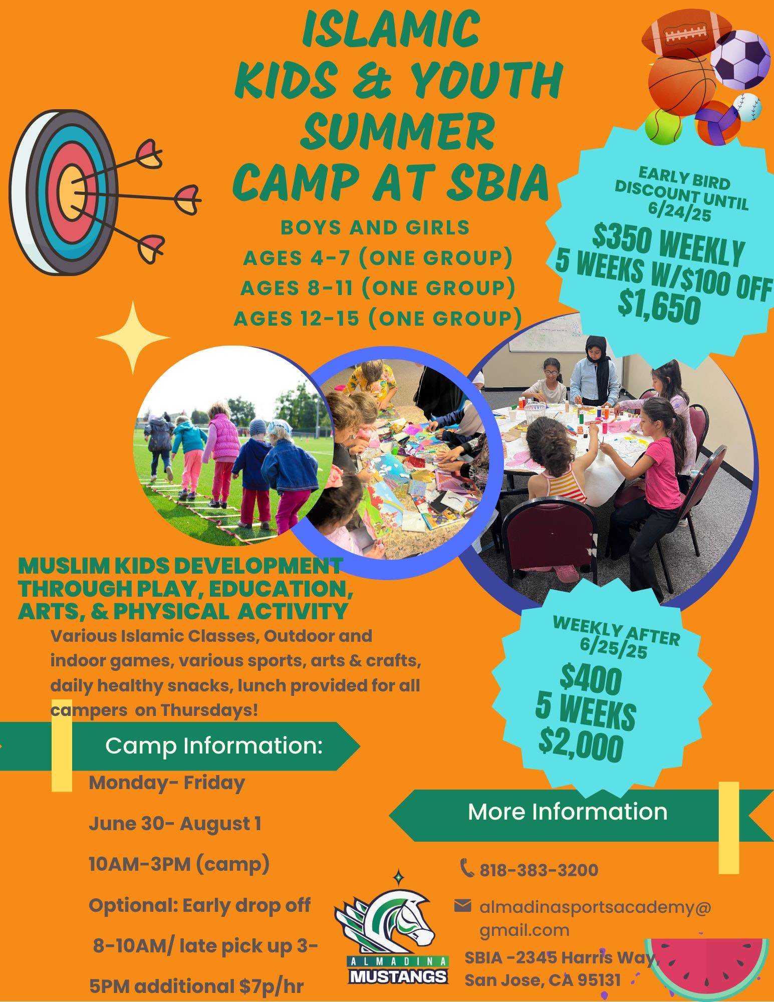 Thumbnail for Islamic Kids & Youth Summer Camp at SBIA!